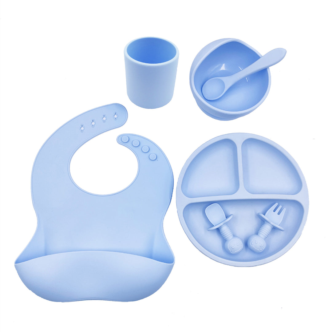 Baby-Besteck-Set aus Silikon